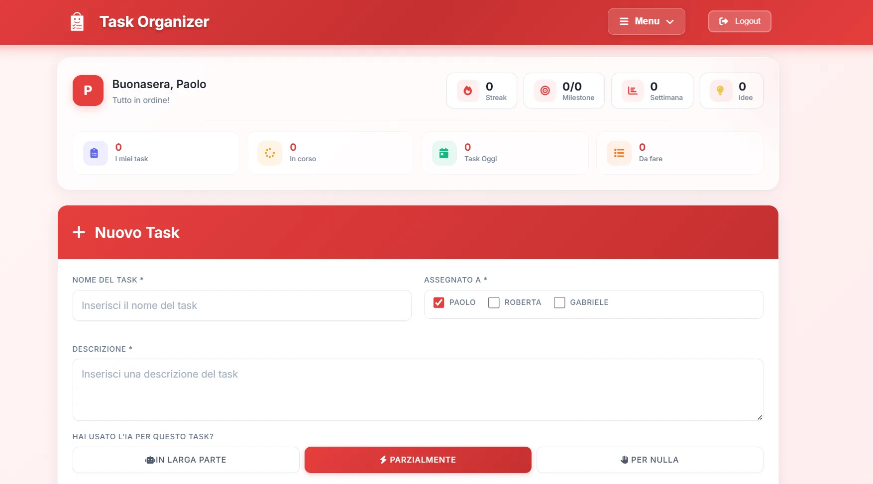 Gestione Progetti Startup