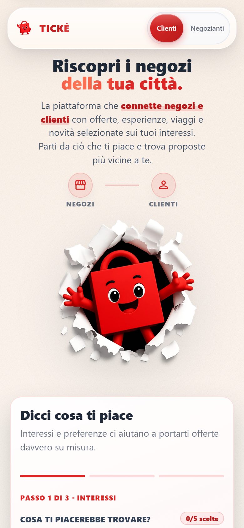 Landing di lancio Tické - Screenshot 2